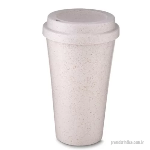Copo ecológico personalizado - Copo Fibra de Arroz 550ml