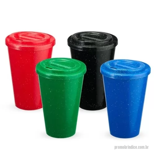 Copo ecológico personalizado - Copo Fibra de Madeira 450ml