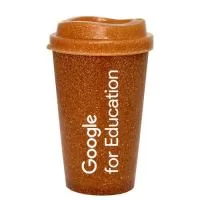 Copo Cancun Green Mug 320ml , copo sustentável feito com 50% de fibra de coco ou madeira. Ideal para levar sua bebida quente ou gelada, na medida certa.