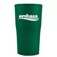 Capacidade para 380 ml. Copo sustentável feito com 50% de fibra de madeira e 50% de Plástico Premium (PP), reduzindo a quantidade de plástico e reaproveitando resíduos renováveis. Cores inovadoras, design moderno e acabamento impecável, feito em material atóxico e resistente ao micro-ondas e máquina de lavar.