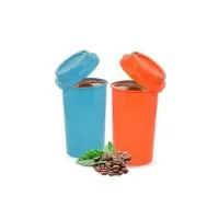 copo 400 ml com tampa para café em fibra de arroz