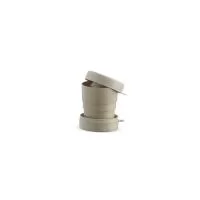 Copo retrátil personalizado e confeccionado em fibra de arroz é um brinde personalizado bem acabado e que cabe no seu bolso.