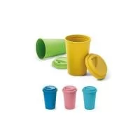 Copo para café ecológico personalizado é um brinde personalizado que faz enorme publicidade da marca nele aplicada.