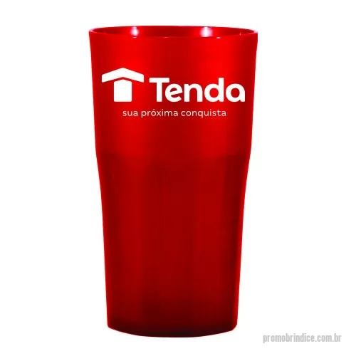 Copo personalizado - Copo ROMA com capacidade para 360ml. Design moderno e acabamento impecável, o Copo Roma é feito em plástico atóxico e altamente resistente. Pode ser levado ao microondas e máquina de lavar louça. 