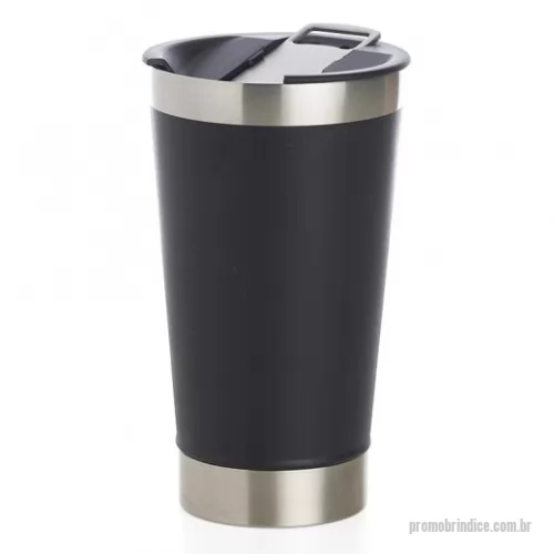 Copo personalizado - Copo térmico de inox com acabamento liso e capacidade 500ml, material livre de BPA. Contém tampa com abridor.  Material: Inox Altura :  17,1 cm Largura :  9,1 cm Circunferência :  29,3 cm Medidas aproximadas para gravação (CxL):  12 cm x 6 cm Peso aproximado (g):  268  Conservação líquidos quentes: ±45min ~ 1h00 Conservação líquidos gelados: 7h00 Conservação líquidos com gelo: 15h00