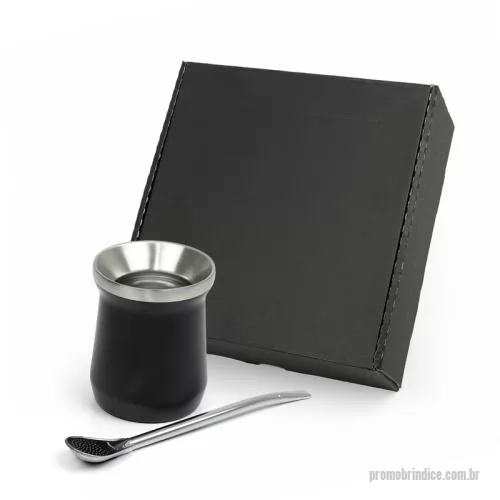 Copo personalizado - Cuia Térmica em Inox com Bomba