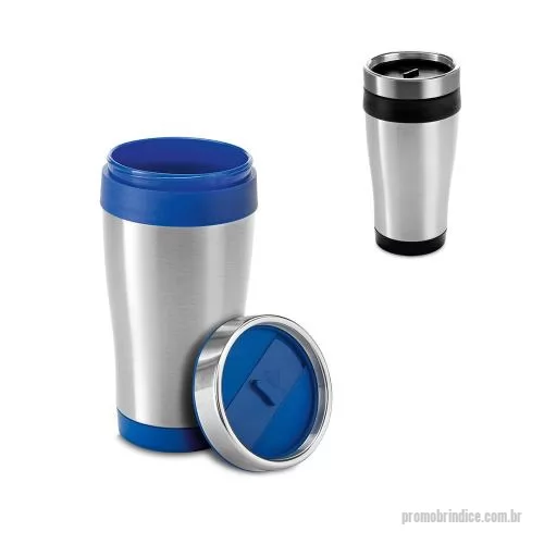 Copo personalizado - Copo Personalizado 94625 com sua logomarca. 20 anos ajudando a cotar Brindes Promocionais com várias empresas num único clique. Copo de viagem em aço inox e PP, térmico com parede dupla isolada a ar. A tampa possui sistema de abertura e fecho fácil. Capacidade até 420 mL. Preserva as bebidas quentes por 2h e frias por 4h. Fornecido em caixa presente. Certificação EU Food GradCopo de viagem em aço inox e PP, térmico com parede dupla isolada a ar. A tampa possui sistema de abertura e fecho fácil. Capacidade até 420 mL. Preserva as bebidas quentes por 2h e frias por 4h. Fornecido em caixa presente. Certificação EU Food GradCopo Personalizado, 179287, Lara Brindes. Clique e Cote no Portal PromoBríndice!