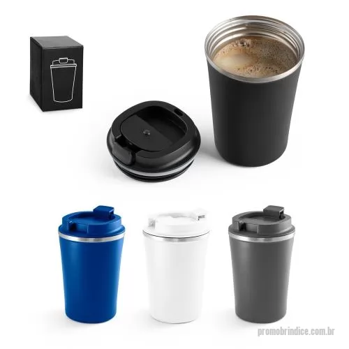 Copo personalizado - Copo Personalizado 94772 com sua logomarca. 20 anos ajudando a cotar Brindes Promocionais com várias empresas num único clique. Copo de viagem em aço inox e PP, térmico com parede dupla isolada a vácuo. Capacidade até 470 mL. Acabamento mate e revestimento em pó que lhe confere mais durabilidade e resistência. Preserva as bebidas quentes por 8h e frias por 24h. Fornecido em cCopo de viagem em aço inox e PP, térmico com parede dupla isolada a vácuo. Capacidade até 470 mL. Acabamento mate e revestimento em pó que lhe confere mais durabilidade e resistência. Preserva as bebidas quentes por 8h e frias por 24h. Fornecido em cCopo Personalizado, 179405, Lara Brindes. Clique e Cote no Portal PromoBríndice!
