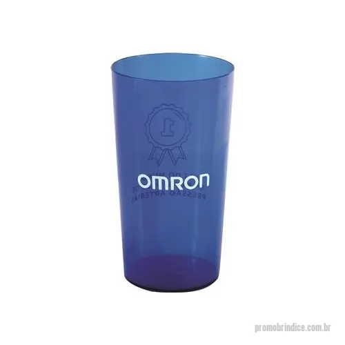 Copo personalizado - Copo personalizado no maior formato que temos de fabricação própria torna este brinde personalizado um brinde que possibilita todo tipo de montagem, desde uma boa coca com gelo à um belo drink com muitas frutas.