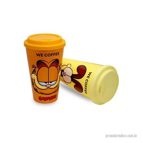 Copo personalizado - Copo para café personalizado com in mold label é um brinde personalizado que oferece uma personalização sem limite de cores.