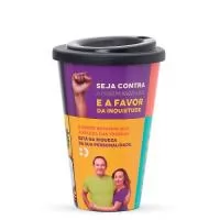 Copo Plastico com Tampa Personalizado