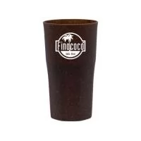 Capacidade para 380ml. Copo sustentável feito com 50% de fibra natural de coco ou madeira e 50% de Plástico Premium (PP), reduzindo a quantidade de plástico e reaproveitando resíduos renováveis. Design moderno e acabamento impecável, feito em material atóxico e resistente ao microondas e máquina de lavar.