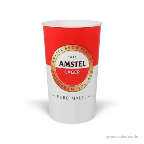 Copo Plástico personalizado - Copo Promocional In Mold Label 600ml impressão em cromia área total, resistente, durável, fabricado em plástico premium polipropileno - PP, atóxico. Label sintético em BOPP, à prova d'água, ecologicamente correto.
