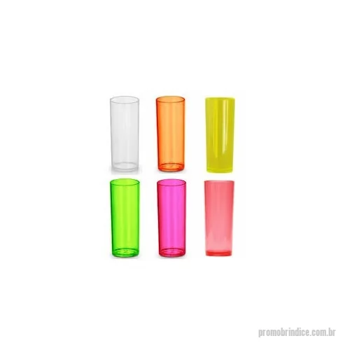 Copo Plástico personalizado - Copo long drink disponível em diversas cores!