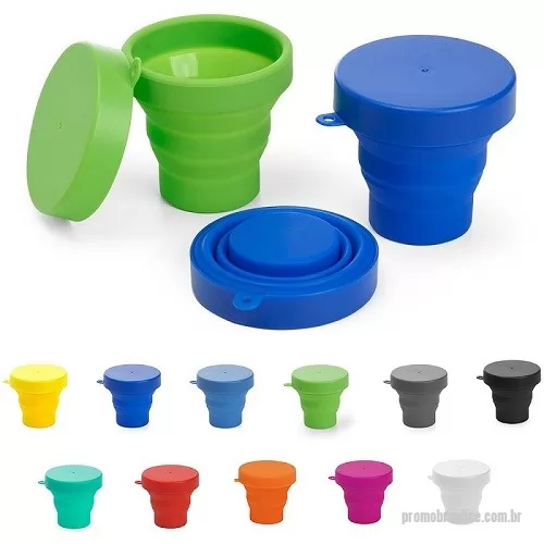 Copo Retrátil personalizado - Copo Silicone Retrátil