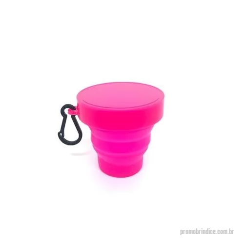 Copo Retrátil personalizado - Copo Retrátil de Silicone 170 ml