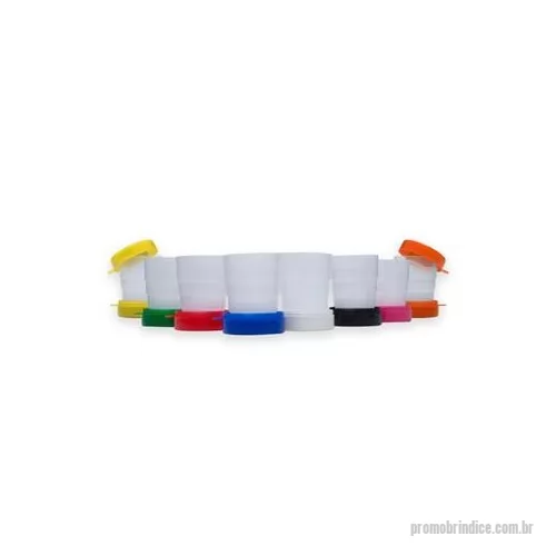 Copo sanfonado personalizado - Copo sanfonado personalizado com porta comprimidos é um brinde personalizado completo!