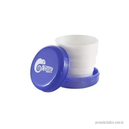 Copo sanfonado personalizado - Copo sanfonado personalizado com ampla área de personalização na tampa é um dos brinde personalizados da linha plástica de maior procura.