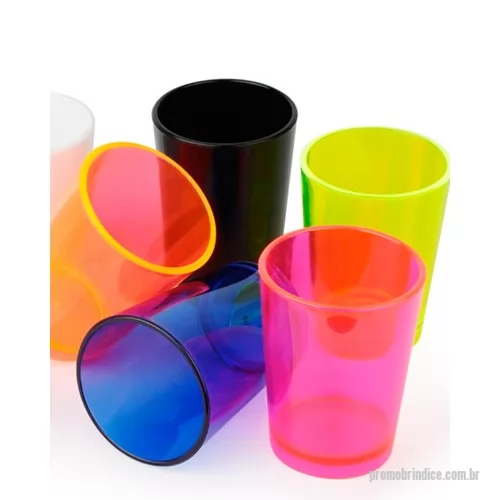Copo Shot personalizado - Coloridos, o copo shot personalizado é fabricado em PS Cristal, possuem boa variedade de cores e ótimo custo