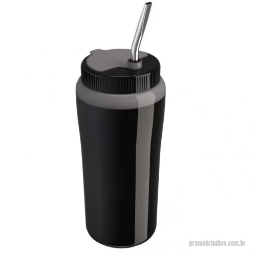 Copo térmico personalizado - O Copo Térmico Tererê é ideal para preservar todo o sabor e temperatura da sua bebida favorita, de forma prática, confortável e segura. Além disso, possui uma tampa exclusiva e bomba em inox, que permite você beber com mais praticidade.