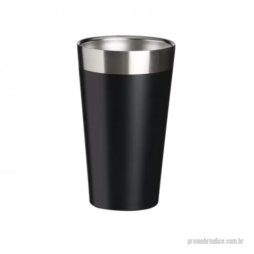 Copo térmico personalizado - Copo térmico de inox com capacidade para 473ml. Produto livre de BPA.