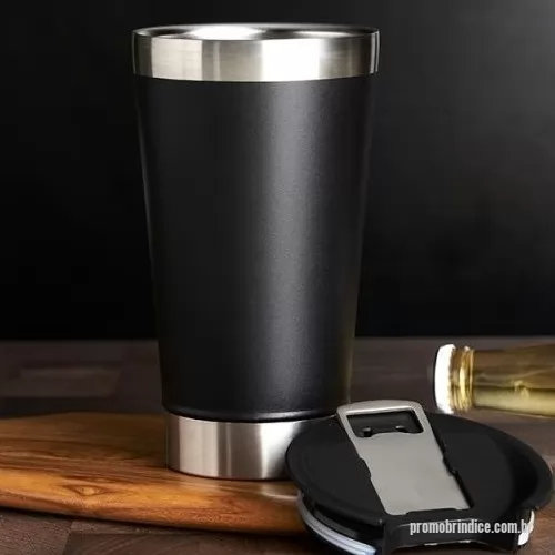 Copo térmico personalizado - 18645L Copo Térmico 500ml com Abridor  Descrição: Copo térmico de inox com acabamento liso e capacidade 500ml, material livre de BPA. Contém tampa com abridor.  Altura :  17,1 cm  Largura :  9,1 cm  Circunferência :  29,3 cm   Peso aproximado (g):  268