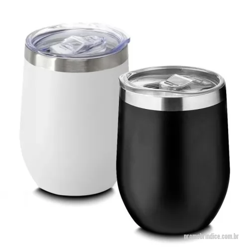 Copo térmico personalizado - Copo térmico 300ml de parede dupla em inox, contém tampa com bocal e trava de segurança.