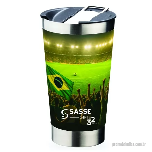 Copo térmico personalizado - Copo Térmico 500ml com Abridor