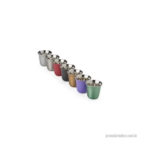 Copo térmico personalizado - Brinde os momentos inesquecíveis ou aprecie aquela pausa para o café com um copo à altura! Este copo inox com capacidade de 80 ml é a opção ideal para marcar os bons momentos da vida, desde uma celebração até um momento mais tranquilo ou intimista. A
