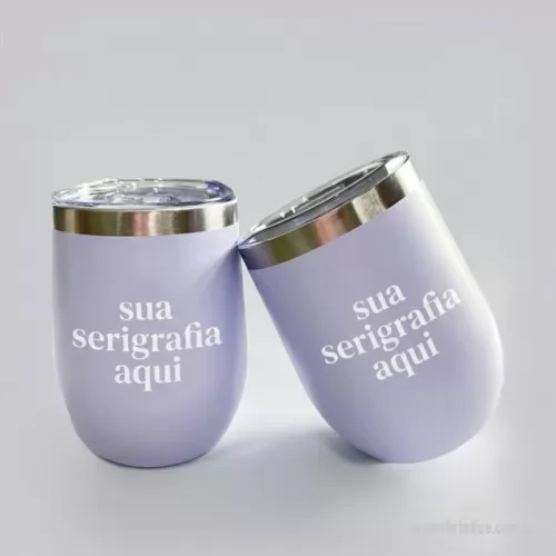 Copo térmico personalizado - Copo Térmico Personalizado 250ml com Serigrafia, uma escolha moderna e funcional para divulgar sua marca. Com capacidade de 250ml e excelente conservação térmica, é ideal para brindes, eventos e ações promocionais, proporcionando visibilidade e utilidade no dia a dia.