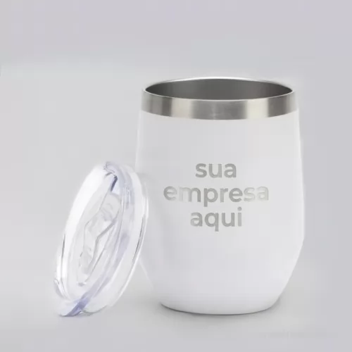 Copo térmico personalizado - Copo Térmico Personalizado 360ml com Serigrafia, uma escolha moderna e funcional para divulgar sua marca. Com capacidade de 360ml e excelente conservação térmica, é ideal para brindes, eventos e ações promocionais, proporcionando visibilidade e utilidade no dia a dia. 
