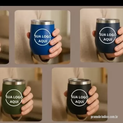 Copo térmico personalizado - Perfeita para quem ama produtos exclusivos, essa cuia de parede dupla mantém sua bebida quente ou gelada por horas. Personalizamos com nome, logotipo ou frase – tudo com acabamento premium.