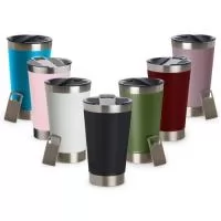 Copo térmico de 500ml com abridor integrado na base. Produto prático e inovador, ideal para ações promocionais, eventos, bares, restaurantes e campanhas corporativas. Personalize com sua marca e ofereça um brinde de impacto!  Preço: ?? Valor unitário: R$ 19,99 ?? Pedido mínimo: 75 unidades (1 caixa) ?? Pedidos adicionais em múltiplos de 75.