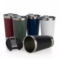 Copo térmico de 500ml com abridor integrado na base. Produto prático e inovador, ideal para ações promocionais, eventos, bares, restaurantes e campanhas corporativas. Personalize com sua marca e ofereça um brinde de impacto!  Preço: ?? Valor unitário: R$ 19,99 ?? Pedido mínimo: 75 unidades (1 caixa) ?? Pedidos adicionais em múltiplos de 75.