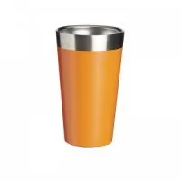 Copo térmico de inox com capacidade para 473ml. Produto livre de BPA.