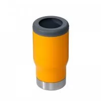 Copo térmico multiuso com parede dupla em inox, capacidade de 380ml. Pode ser utilizado como copo, porta long neck ou porta lata. Contém abridor de garrafa na parte inferior do copo.