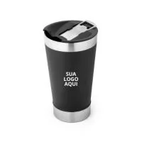 Conheça o Copo de Viagem Térmico de Aço Inox, o brinde corporativo perfeito para quem valoriza praticidade e elegância! Com capacidade de 630 mL e parede dupla isolada a vácuo, este copo mantém suas bebidas quentes ou frias por horas, ideal para o dia a dia ou viagens. Feito em aço inoxidável de alta qualidade, é resistente e durável. Personalize com o logotipo da sua empresa, mensagem ou design exclusivo, criando um brinde único e memorável. Perfeito para eventos, reuniões e ações promocionais, surpreenda seus clientes e colaboradores com este copo térmico sofisticado e funcional!