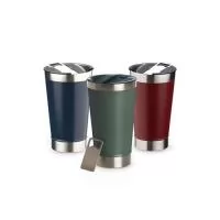 Garanta fidelidade dos clientes com copo térmico personalizado, o brinde personalizado perfeito.