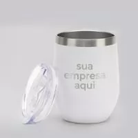 Copo Térmico Personalizado 360ml com Serigrafia, uma escolha moderna e funcional para divulgar sua marca. Com capacidade de 360ml e excelente conservação térmica, é ideal para brindes, eventos e ações promocionais, proporcionando visibilidade e utilidade no dia a dia. 