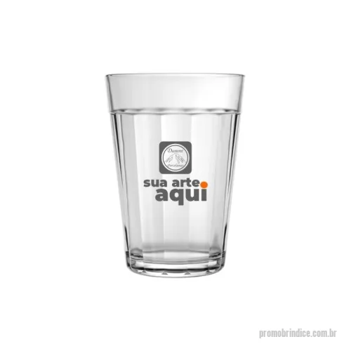 Copo vidro personalizado - Copo de vidro americano.
