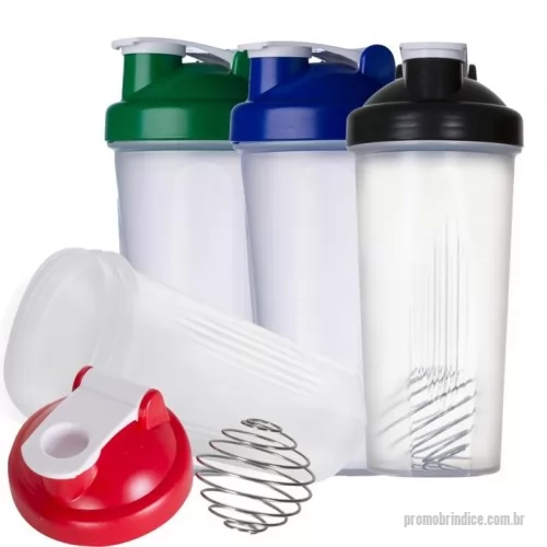 Coqueteleira personalizada - Coqueteleira para shake com capacidade de 600ml, copo com detalhes laterais em relevo e escala de medições em ml e oz. Tampa rosqueável com bocal e trava de segurança, acompanha misturador de mola.