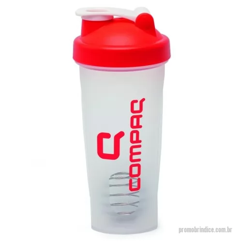 Coqueteleira personalizada - Coqueteleira para shake com capacidade de 600ml, copo com detalhes laterais em relevo e escala de medições em ml e oz. Tampa rosqueável com bocal e trava de segurança, acompanha misturador de mola.