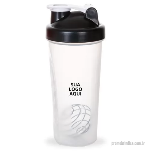 Coqueteleira personalizada - A Coqueteleira Shake 600 mL é prática e funcional, ideal para preparar shakes, suplementos e bebidas energéticas. Produzida em material resistente, possui copo com detalhes laterais em relevo e escala de medições em ml e oz, facilitando o preparo preciso das suas receitas. A tampa é rosqueável, equipada com bocal e trava de segurança, garantindo praticidade e evitando vazamentos. Acompanha misturador de mola, que proporciona melhor homogeneização das bebidas. Compacta e leve, é perfeita para uso diário, treinos, viagens ou como brinde corporativo personalizado.