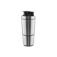 Preparar suplementos e shakes para os treinos nunca foi tão fácil e prático. Nossa Coqueteleira vem com dois compartimentos separados: um de 750 ml para o líquido principal e outro de 150ml para suplementos ou ingredientes extras. Feita em aço inox, 