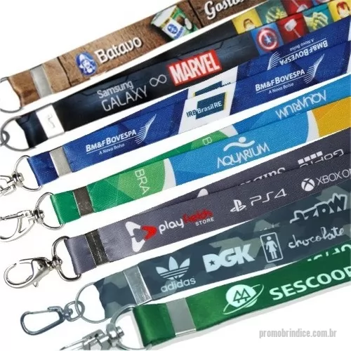 Cordão de Pescoço personalizado - Cordão para crachá 