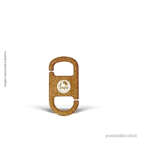 Cordão para caneca personalizado - Clipe para caneca encaixável, fabricado com matéria prima sustentável feito com 50% de fibra de coco ou madeira e 50% de PP alta resistencia. Ideal para fixar em mochilas, cintura, para uso em eventos, escolas, passeios e viagens.