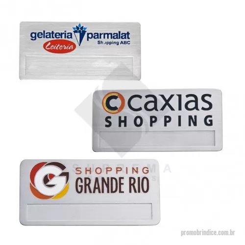 Crachá personalizado - Crachá Personalizado 004 com sua logomarca. 20 anos ajudando a cotar Brindes Promocionais com várias empresas num único clique. crachá em corrosão baixo relevocrachá em corrosão baixo relevoCrachá Personalizado, 135911, Suprema Comercio de Brindes. Clique e Cote no Portal PromoBríndice!