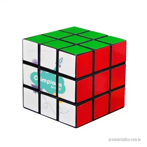 Cubo mágico personalizado - Cubo Mágico 5cm, 6 lados coloridos.
