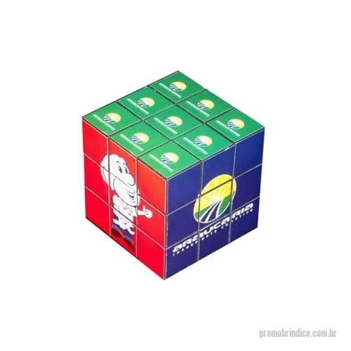 Cubo mágico personalizado - Cubo Mágico adesivado