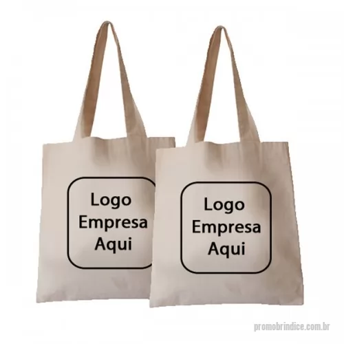 Ecobag personalizado - Sacolas ecológicas confeccionada com tecido 100% algodão e alças com o mesmo tecido. Tamanho 30x40 cm (LxA). São resistentes e duráveis, fortalecendo assim sua marca onde ela tiver.